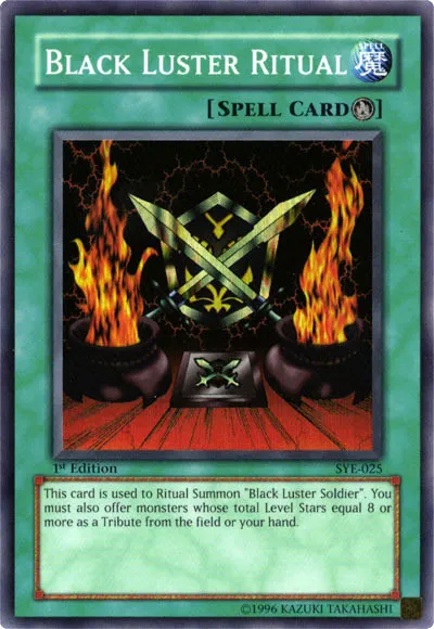 Rituel du Lustre Noir — Starter Deck: Yugi Evolution — Yu-Gi-Oh!