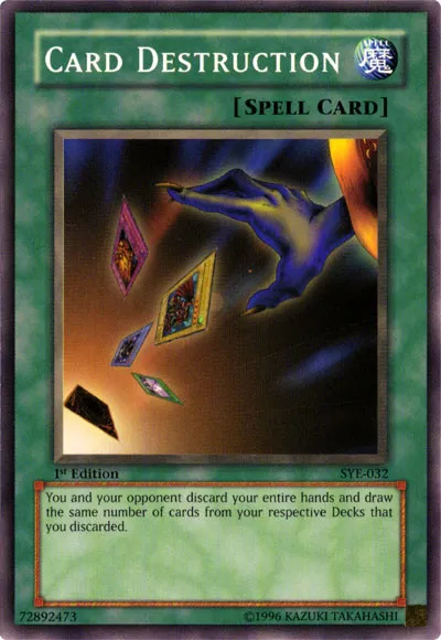 Destruction de Carte — Starter Deck: Yugi Evolution — Yu-Gi-Oh!