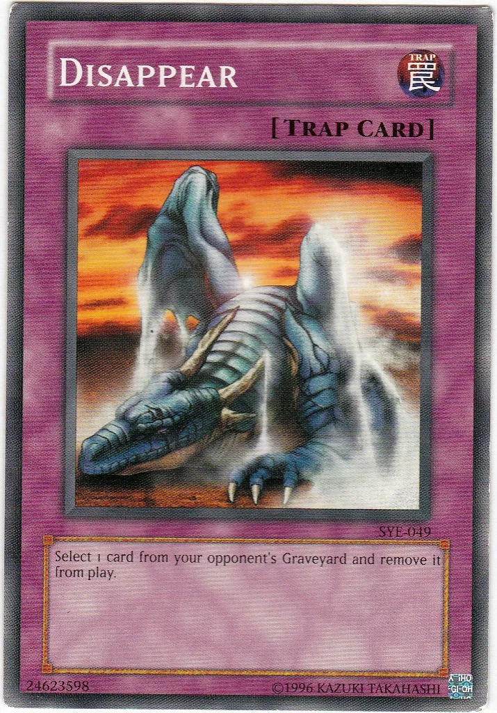 Disparaître — Starter Deck: Yugi Evolution - Unlimited — Yu-Gi-Oh!