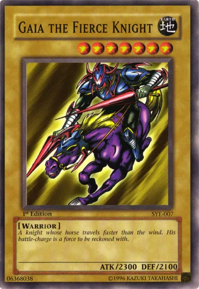 Gaïa le Chevalier Implacable — Starter Deck: Yugi Evolution — Yu-Gi-Oh!