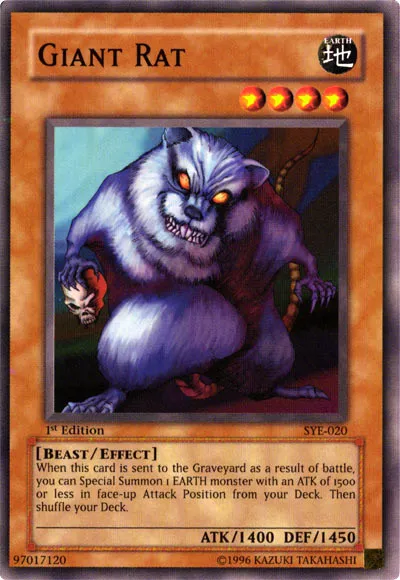 Rat Géant — Starter Deck: Yugi Evolution — Yu-Gi-Oh!