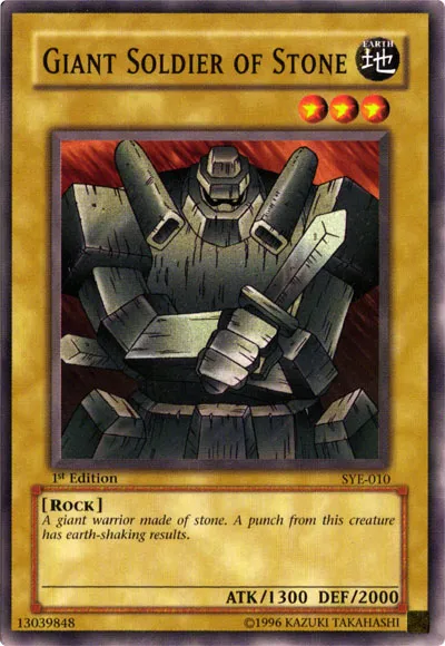 Soldat Géant de Pierre — Starter Deck: Yugi Evolution — Yu-Gi-Oh!