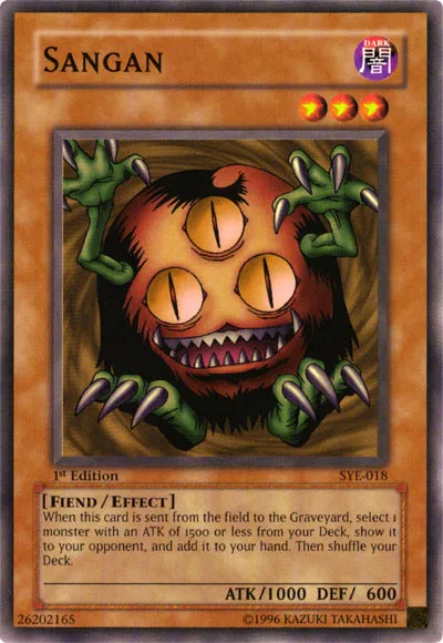 Sangan — Starter Deck: Yugi Evolution — Yu-Gi-Oh!