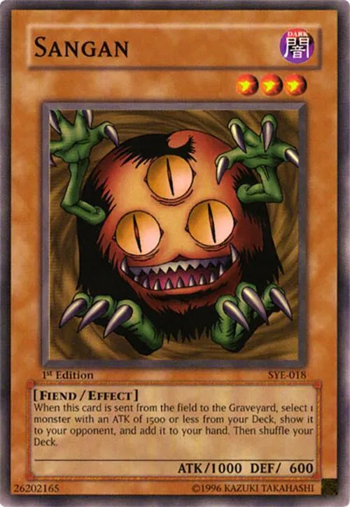 Sangan — Starter Deck: Yugi Evolution - Unlimited — Yu-Gi-Oh!