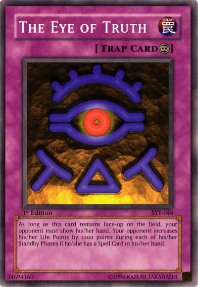 L'Œil de la Vérité — Starter Deck: Yugi Evolution — Yu-Gi-Oh!