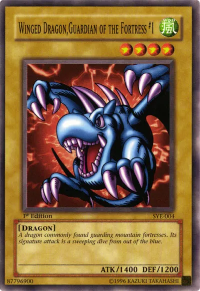 Dragon Ailé, Gardien de la Forteresse N°1 — Starter Deck: Yugi Evolution — Yu-Gi-Oh!