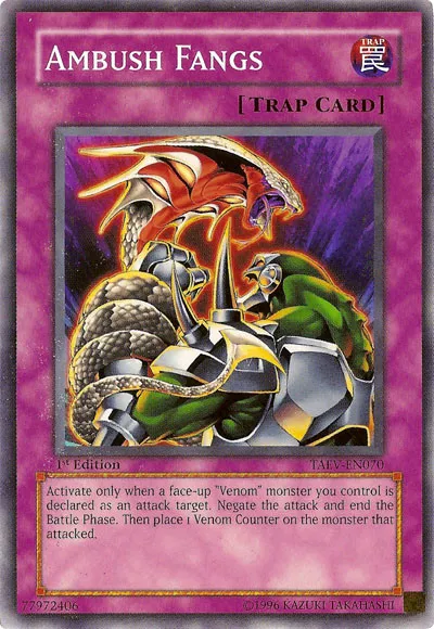 Ambush Fangs — Tactical Evolution — Yu-Gi-Oh!