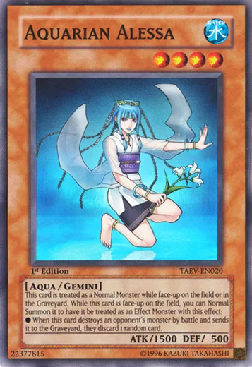 Alessa Aquatique — Tactical Evolution — Yu-Gi-Oh!