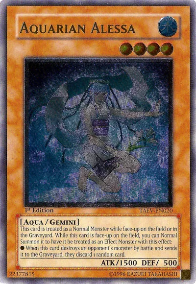 Alessa Aquatique — Tactical Evolution — Yu-Gi-Oh!