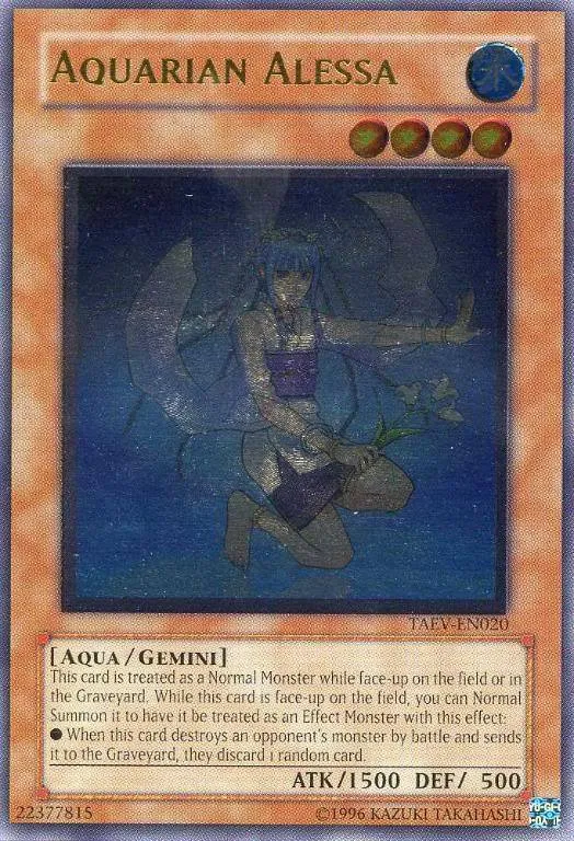 Alessa Aquatique — Tactical Evolution - Unlimited — Yu-Gi-Oh!