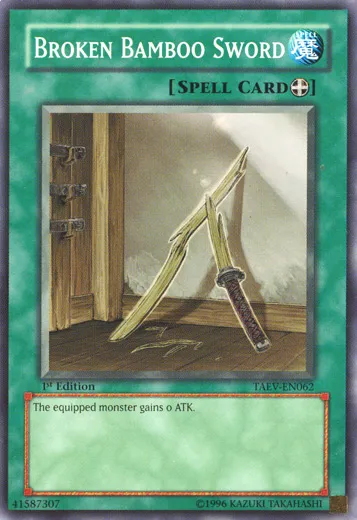 Épée de Bambou Brisée — Tactical Evolution — Yu-Gi-Oh!