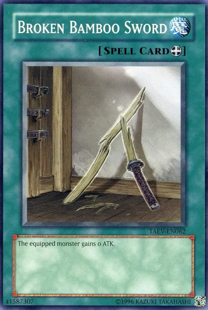 Épée de Bambou Brisée — Tactical Evolution - Unlimited — Yu-Gi-Oh!