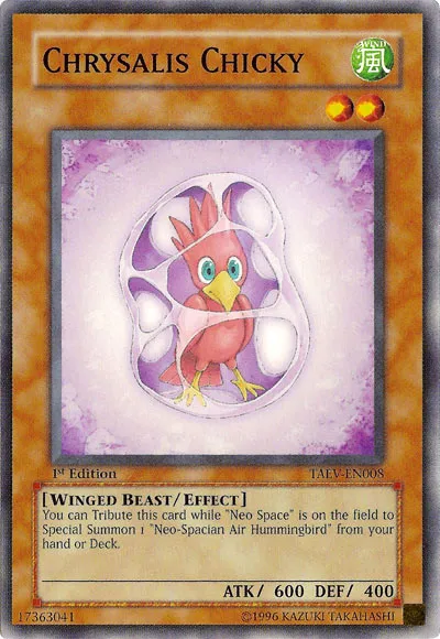 Oisillon Chrysalide — Tactical Evolution — Yu-Gi-Oh!