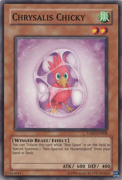 Oisillon Chrysalide — Tactical Evolution - Unlimited — Yu-Gi-Oh!