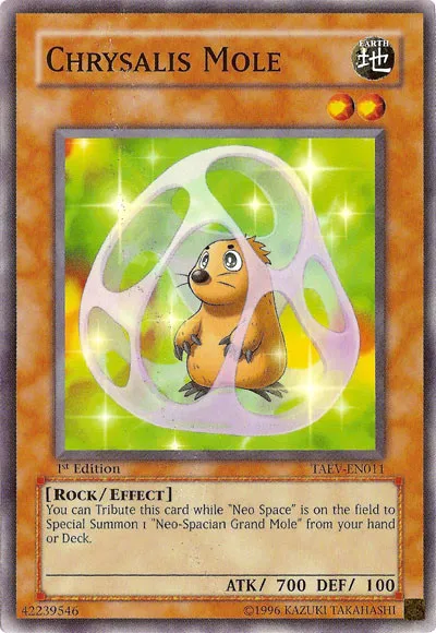 Taupe Chrysalide — Tactical Evolution — Yu-Gi-Oh!