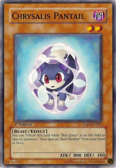 Chaton Chrysalide — Tactical Evolution — Yu-Gi-Oh!