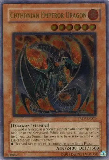 Empereur Dragon Chthonien — Tactical Evolution - Unlimited — Yu-Gi-Oh!