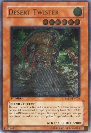Tornade du Désert — Tactical Evolution — Yu-Gi-Oh!