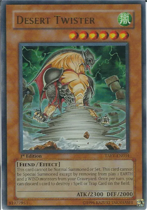 Tornade du Désert — Tactical Evolution — Yu-Gi-Oh!