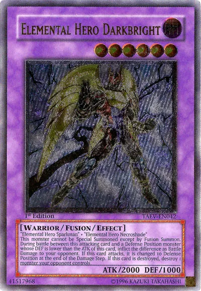 Darkbright, HÉROS Élémentaire — Tactical Evolution — Yu-Gi-Oh!