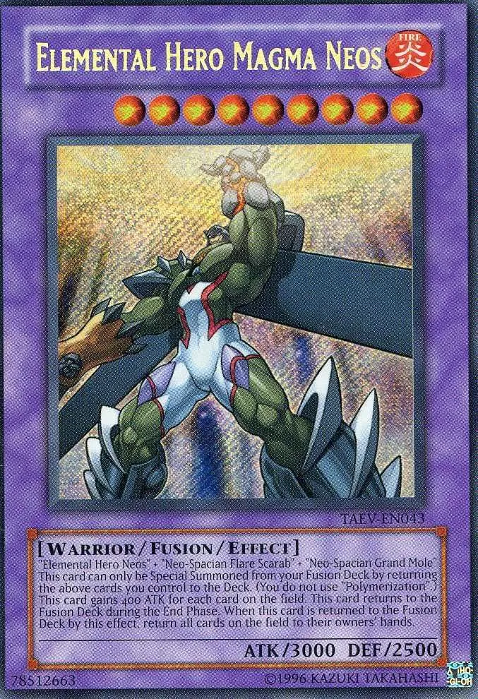 Néos Magma, HÉROS Élémentaire — Tactical Evolution - Unlimited — Yu-Gi-Oh!