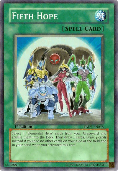 Espoir des Cinq — Tactical Evolution — Yu-Gi-Oh!