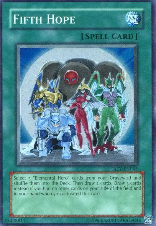 Espoir des Cinq — Tactical Evolution - Unlimited — Yu-Gi-Oh!