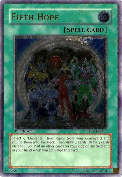 Espoir des Cinq — Tactical Evolution — Yu-Gi-Oh!