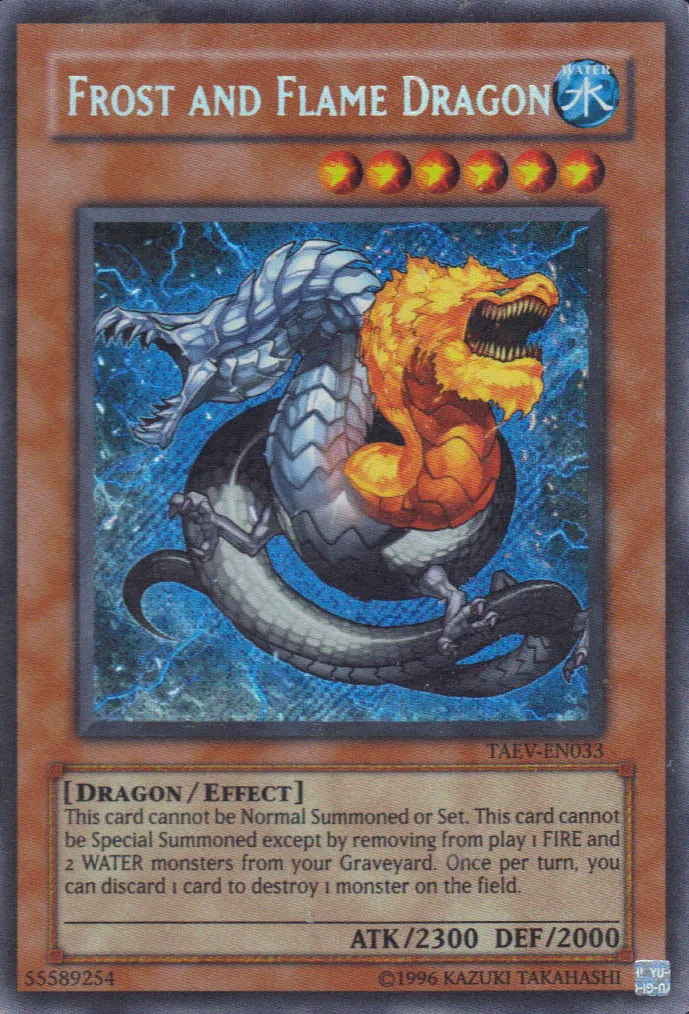 Dragon de Feu et de Glace — Tactical Evolution - Unlimited — Yu-Gi-Oh!