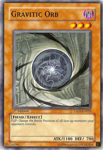 Orbe de Gravité — Tactical Evolution — Yu-Gi-Oh!