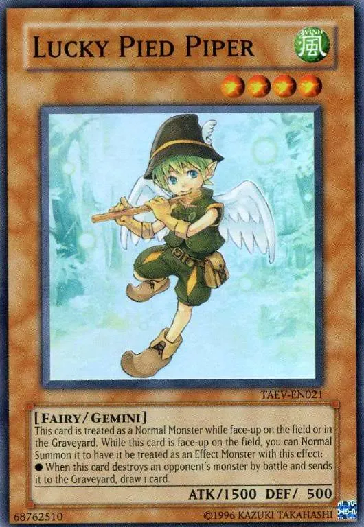 Joueur de Flûte Porte-Bonheur — Tactical Evolution - Unlimited — Yu-Gi-Oh!