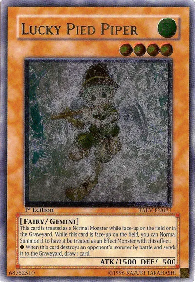 Joueur de Flûte Porte-Bonheur — Tactical Evolution — Yu-Gi-Oh!