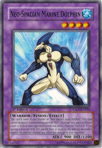 Dauphin Marin Néo-Spacien — Tactical Evolution — Yu-Gi-Oh!