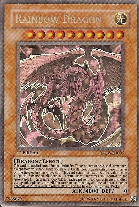 Dragon Arc-en-Ciel — Tactical Evolution — Yu-Gi-Oh!