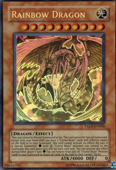 Dragon Arc-en-Ciel — Tactical Evolution - Unlimited — Yu-Gi-Oh!