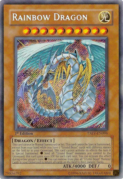 Dragon Arc-en-Ciel — Tactical Evolution — Yu-Gi-Oh!