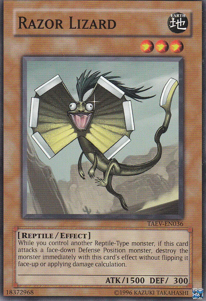 Lézard Rasoir — Tactical Evolution - Unlimited — Yu-Gi-Oh!