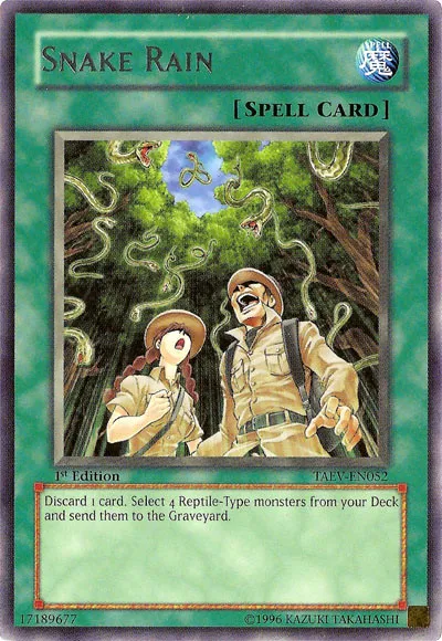 Pluie de Serpents — Tactical Evolution — Yu-Gi-Oh!
