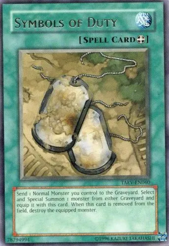 Symboles du Devoir — Tactical Evolution - Unlimited — Yu-Gi-Oh!