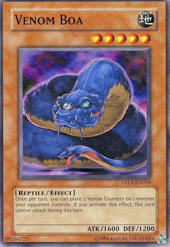 Boa Venin — Tactical Evolution - Unlimited — Yu-Gi-Oh!