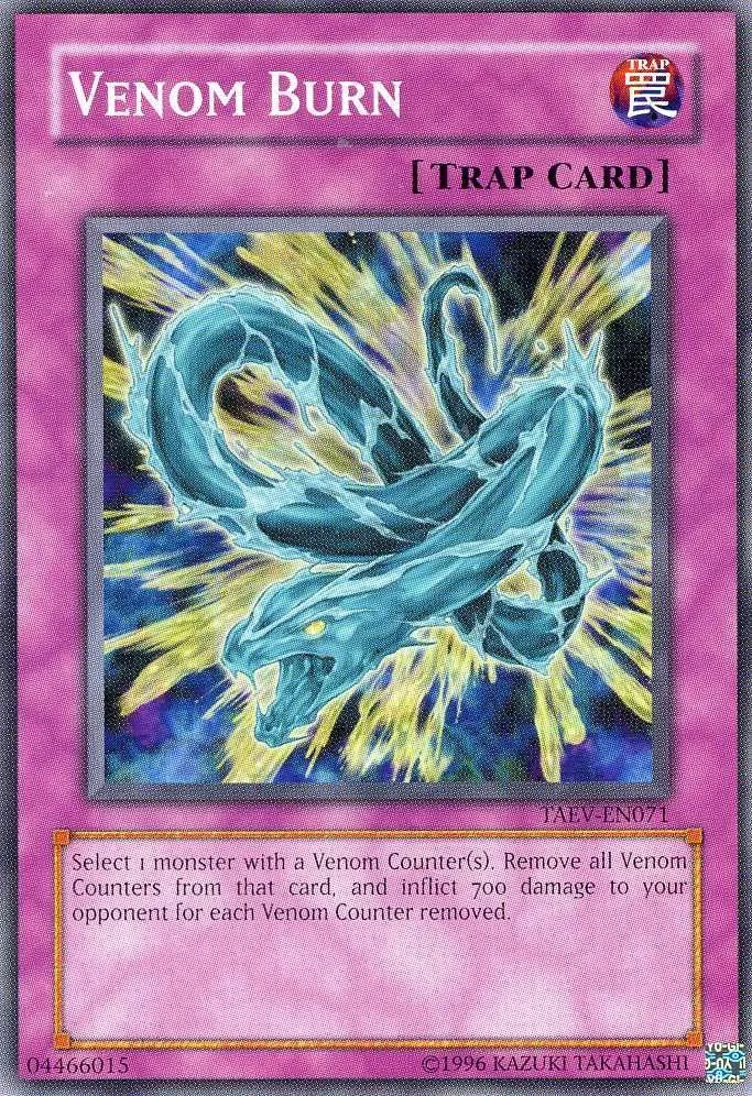 Venom Burn — Tactical Evolution - Unlimited — Yu-Gi-Oh!