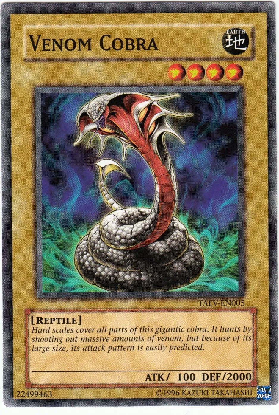 Cobra Venin — Tactical Evolution - Unlimited — Yu-Gi-Oh!