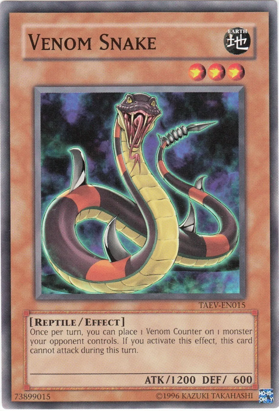 Vipére Venin — Tactical Evolution - Unlimited — Yu-Gi-Oh!