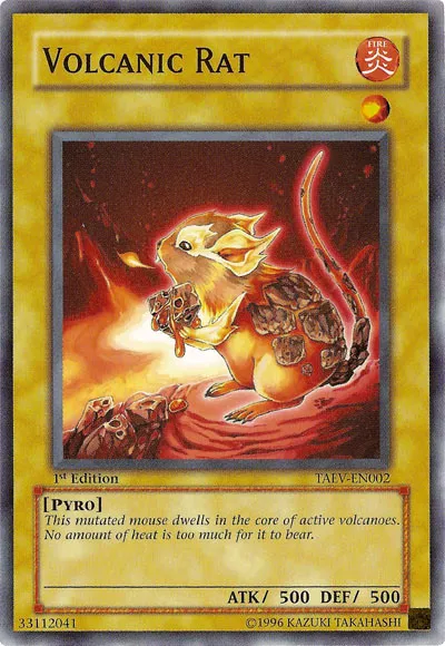 Rat Volcanique — Tactical Evolution — Yu-Gi-Oh!