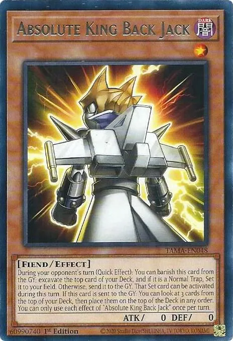 Absolute King Back Jack — Tactical Masters — Yu-Gi-Oh!