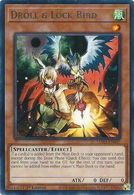 Droll & Lock Bird — Tactical Masters — Yu-Gi-Oh!