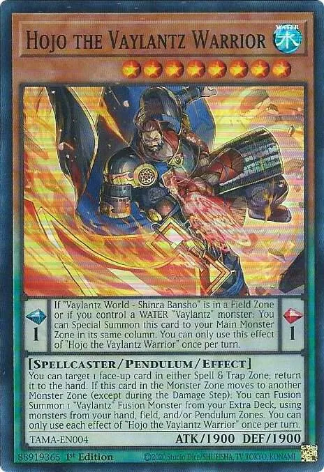 Hojo the Vaylantz Warrior — Tactical Masters — Yu-Gi-Oh!
