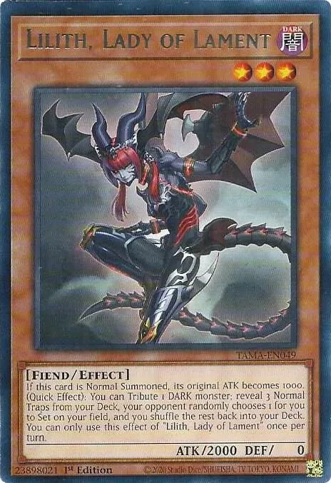 Lilith, Dame de la Lamentation — Tactical Masters — Yu-Gi-Oh!