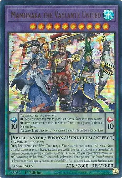 Mamonaka the Vaylantz United — Tactical Masters — Yu-Gi-Oh!
