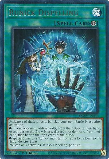 Runick Dispelling — Tactical Masters — Yu-Gi-Oh!